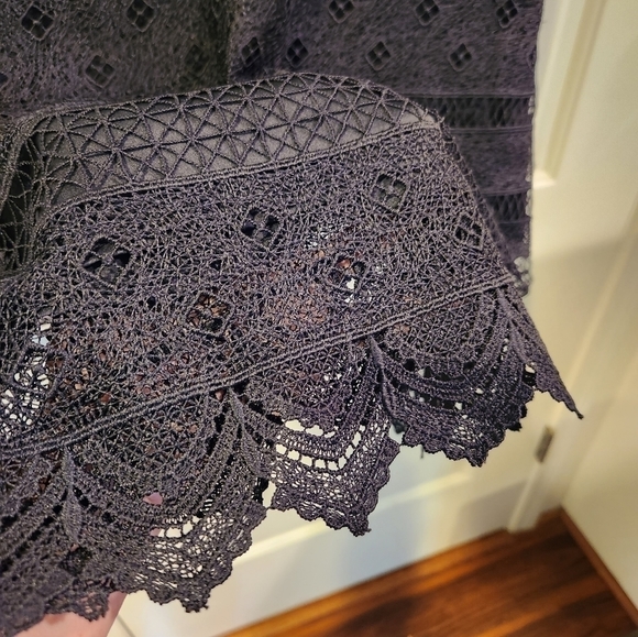 Zara Woman Lace Crochet Guipuire Dress Size Small - Picture 4 of 9